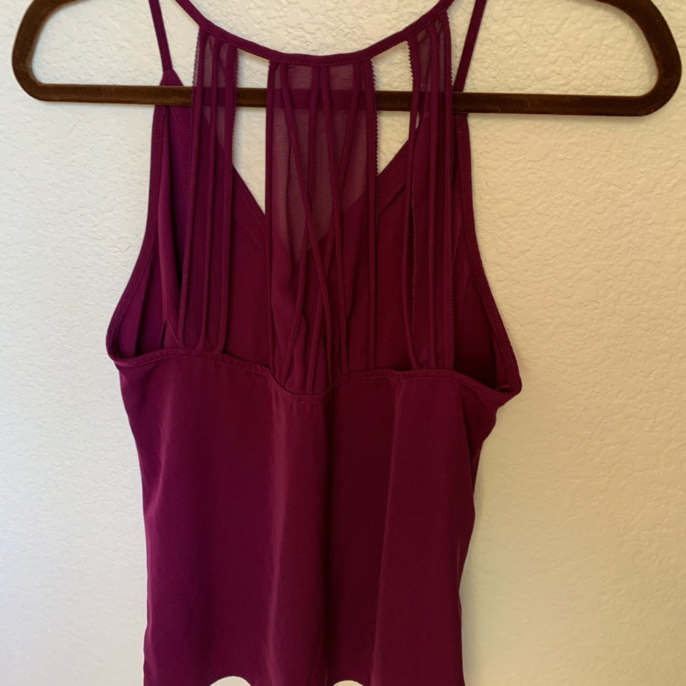Maroon Tank w/ Strappy Back NWOT Stitch Fix
